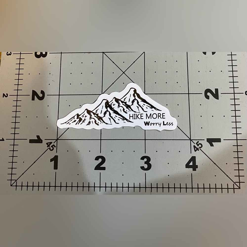 🌈20/$5🌈 Hike More Worry Less Sticker - Picture 2 of 3